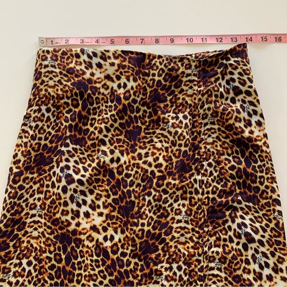 VDM The Label Revolve Stassie Leopard Print Skirt Swim Coverup Women's Small - Picture 4 of 7